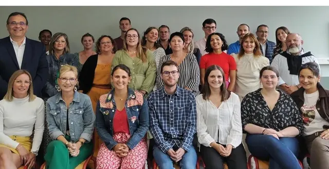 photo  l’équipe éducative du collège saint-michel de loué.  &copy;  le maine libre 