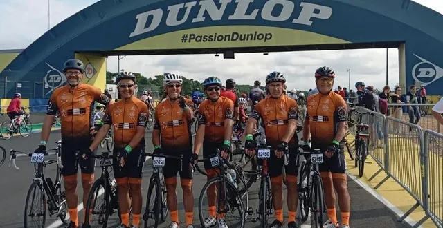 photo  joël brunet et ses copains du club cyclotouriste de sablé-sur-sarthe ont participé aux 24 heures vélo les 24 et 25 août 2024.  &copy;  joël brunet 