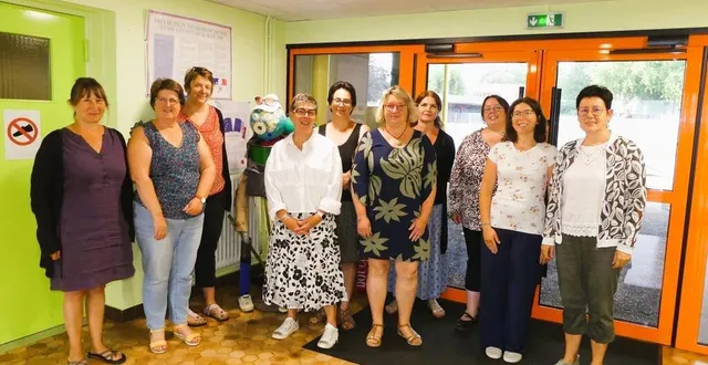 photo  marie-laure côme, au centre dirige l’école catherine-paysan.  &copy;  ouest-france 