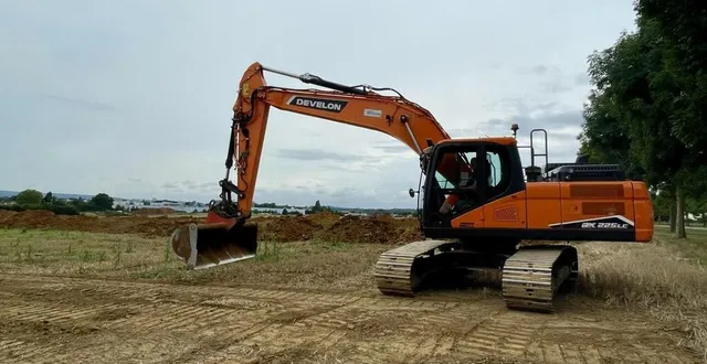 photo  des fouilles archéologiques sont en cours sur le site du nouvel hôpital d’alençon.  &copy;  ouest-france 
