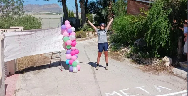 photo  manon quéva est parvenue à réussir son défi : rejoindre l’espagne en partant de l’orne.  &copy;  dr/manon quéva 