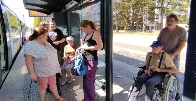 photo  le but de cette journée était de prendre le tramway sans appréhension.  &copy;  co 