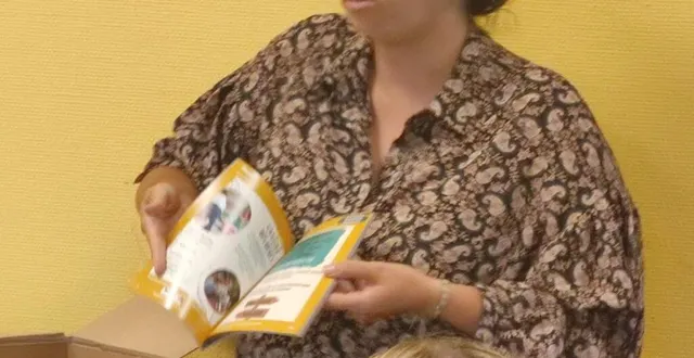 photo  margo bernard, animatrice à l’espace socioculturel du candéen.  &copy;  co 