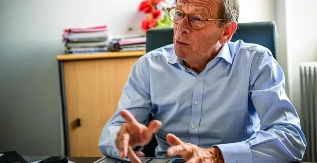 photo  emmanuel d’aillières, maire de la suze-sur-sarthe (divers droite).  &copy;  photo le maine libre - yvon loué 