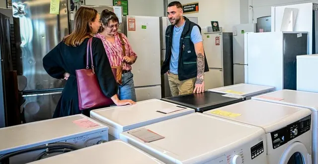 photo  allonnes, mercredi 4 septembre 2024. parmi les dépenses qui ne sont pas anodines, l’électroménager. le bon plan ? acheter d’occasion chez envie maine.  &copy;  photo le maine libre – yvon loué 