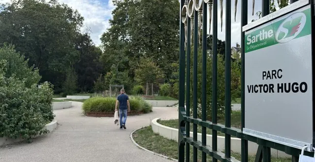 photo  le parc victor-hugo, derrière la préfecture du mans (sarthe), est sélectionné pour la finale des victoires du paysage.  &copy;  ouest-france 