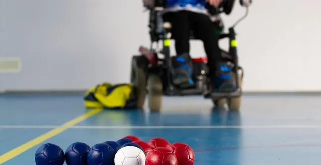 photo  la boccia qui se joue avec des boules de cuir, pour certains avec une rampe pour déclencher le tir, sera proposée à la rentrée par le club omnisports de beaucouzé.  &copy;  archives co 