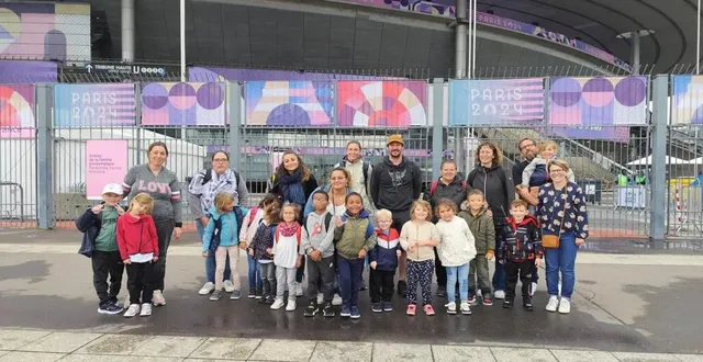 photo  les élèves de grande section et cp de l’école georges-jean ont assisté à des épreuves d’athlétisme au stade de france.  &copy;  école geaorges-jea, 