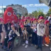 photo des élèves de l’école maurice-cantin d’auvers-le-hamon, près de sablé-sur-sarthe, ont pu assister aux jeux paralympiques.