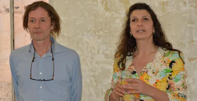 photo  james porter et shelly de vito, cofondateurs et directeurs artistiques au sein de l’association les moulins de paillard.  &copy;  ouest-france 