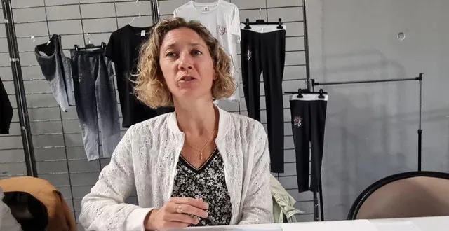 photo  amandine hardouin propose une nouvelle modalité pour pratiquer le yoga dans une perspective « sport santé ».  &copy;  ouest-france 