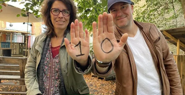 photo  nadège lenas, salariée, et florent catteau, président des courts circuits.  &copy;  ouest-france 
