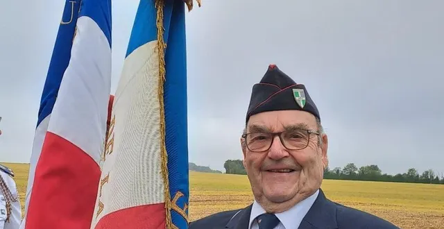 photo  porte-drapeau pendant quarante-trois ans, maurice nicolas est décédé, le 8 septembre 2024. il avait 90 ans.  &copy;  association vive la résistance 