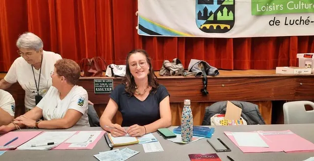 photo  apolline kabelaan, directrice artistique, comédienne et metteuse en scène de la maheno compagnie, propose un atelier théâtre pour les enfants.  &copy;  ouest-france 