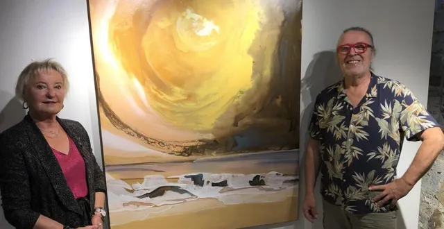 photo  francine boulestreau, adjointe à la culture à bouchemaine (maine-et-loire), et jean-jacques houée.  &copy;  ouest-france 