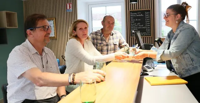 photo  dans la commune de pezé-le-robert, un bar-épicerie a rouvert ses portes, trente ans après sa fermeture.  &copy;  ouest-france 