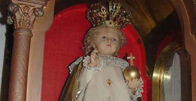 photo  l’enfant jésus de prague de damigny (orne), est à l’image de l’original toujours présent à prague.  &copy;  ouest-france 