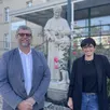 photo  jean-françois connan, directeur giel don bosco, et cécile haubert, référente décrochage scolaire. 