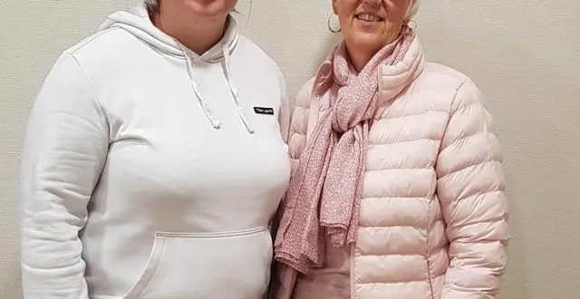 photo  aurélia dupont (à gauche) et nathalie courtan, marquant un changement dans l’équipe des relations avec les associations.  &copy;  le maine libre 