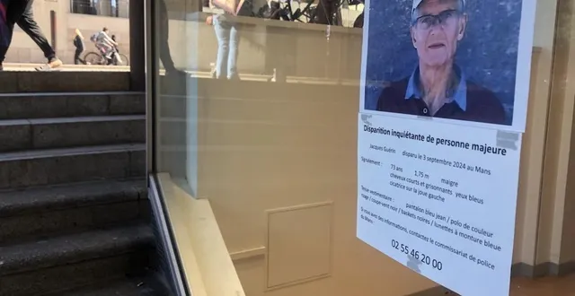 photo  la famille et les amis de jacques guérin ont collé de nombreuses affiches au mans et en campagne.  &copy;  le maine libre 