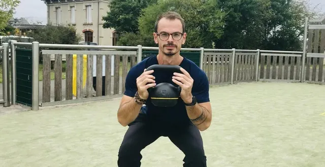 photo  florian salin au cours de sa séance quotidienne d’entraînement.  &copy;  ouest-france 