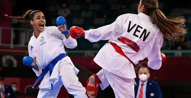 photo  leïla heurtault avait décidé d’arrêter sa carrière de combattante de haut niveau après son élimination en phase de poules lors des jeux olympiques de tokyo en août 2021.  &copy;  archives afp 