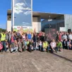 photo une centaine de participants se sont retrouvés sur la place des jacobins, au mans (sarthe), pour dénoncer huit projets d’entrepôts xxl de logistique, en sarthe.
