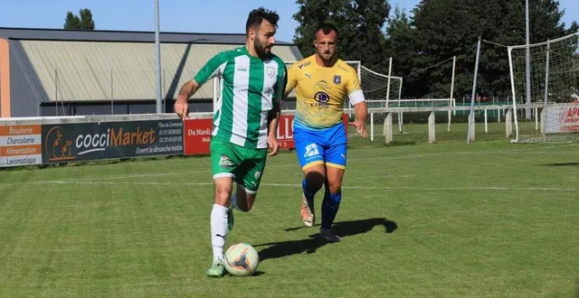 photo  les léopards de romain thommerel ont été éliminés par les bayeusains de pierre-mickaël anquetil.    &copy;  ouest-france 