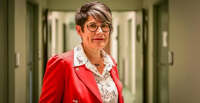 photo  angélique brillard est la nouvelle directrice du prh : « il y a de la joie de vivre ici, et heureusement ! »  &copy;  photo le maine libre yvon loue 