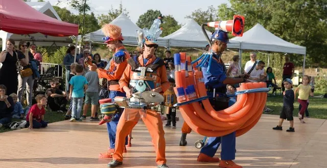 photo  la fanfare chik and chok avait déjà animé les bords de l’aubance lors de la première édition de l’événement.  &copy;  marc gaudichet 