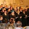 photo  les choristes en l’église de luché-pringé. 
