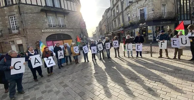 photo  le comité local du mouvement pour la paix sera sur le marché d’alençon le 21 septembre 2024.  &copy;  archives ouest-france 