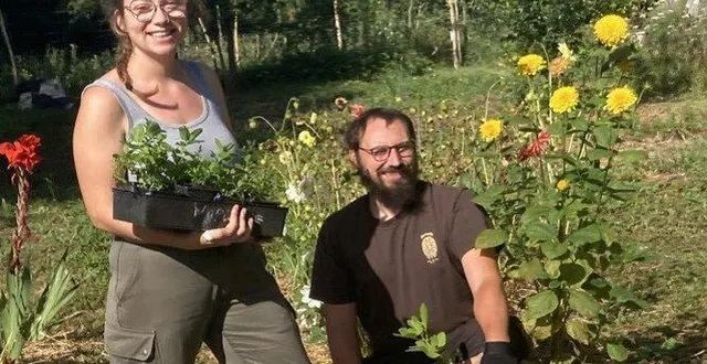 photo  virginie et louis espèrent des dons pour leur projet écologique.  &copy;  louis charlot 