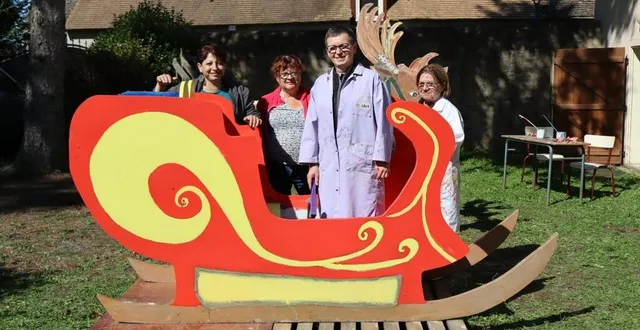 photo  les pros de la déco ne se laissent pas abattre.  &copy;  le maine libre 