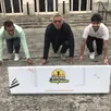 photo  vincent epiphane, gérard pottier et clément doguet, qui organisent la course, sont dans les startings-blocks pour la prochaine édition. 