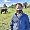 photo sébastien champion, ici en 2023, dans son exploitation au lieu-dit la pillerie, à auvers-le-hamon.