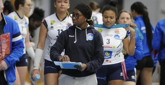 photo  rose beleng et ses joueuses s’attaquent à un championnat élite très relevé.  &copy;  co - christophe bernard 