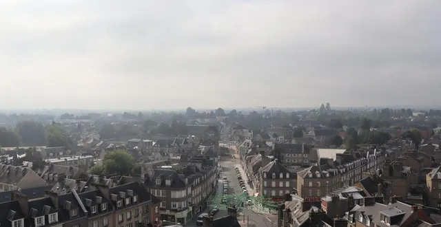 photo  la vue depuis le haut de l’église saint-germain de flers (orne).  &copy;  ouest-france 
