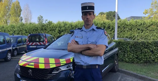 photo  angers, le 19 septembre 2024. le chef d’escadron bruno besnier a pris le commandement de la compagnie d’angers depuis le 1er septembre.  &copy;  co – franck de brito 