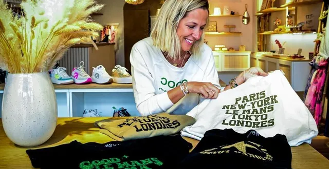 photo  depuis 2021, le concept store les petits nœuds collabore avec la marque de vêtements anouk et ninon.  &copy;  photo : le maine libre – yvon loué 