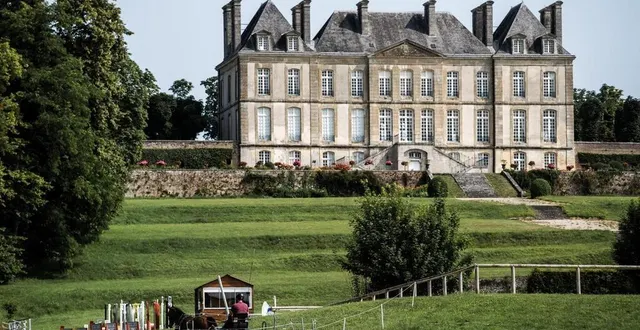 photo  au haras du pin, les journées du patrimoine se chevauchent avec le championnat du monde d’attelage.  &copy;  archives ouest-france / martin roche 
