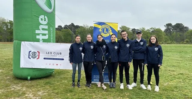 photo  les membres du bureau du nouveau leo club sarthe présidé par clara deneau.  &copy;  le maine libre 