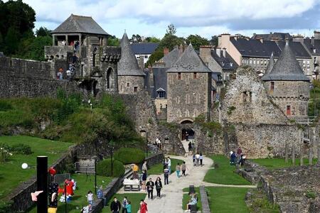 photo Ici, le château de Fougères, qui est l’un des plus imposants châteaux forts français, occupant une superficie de deux hectares. Photo prise le 19 septembre 2021. Marc OLLIVIER/Archives Ouest-France 