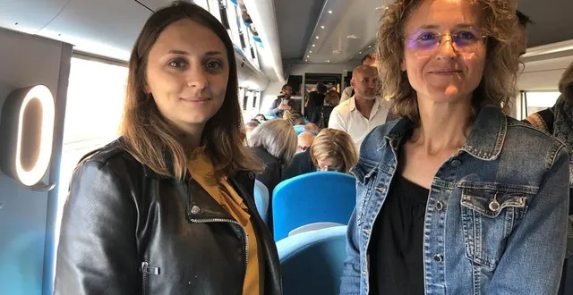 photo  sandra rivière, responsable ressources humaines chez ltr à spay (sarthe), et armelle l’hostis, responsable environnement de espri restauration, à roëzé-sur-sarthe, entité du pôle traiteur du groupe ldc à sablé-sur-sarthe.  &copy;  ouest-france 