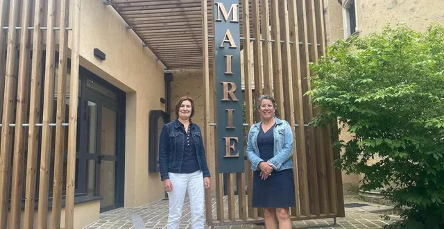 photo  mathilde plu et nathalie leroy duprey, respectivement maire de saint-gervais et laigné-en-belin avaient présenté les travaux préparatoires de cette fusion en juin 2024.  &copy;  le maine libre 