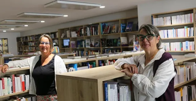 photo  ce mercredi 25 septembre 2024, fabienne boidot-forget et delphine massart, libraires au bruits des mots à la flèche (sarthe), dévoileront leur vingtaine de livres « coups de cœur » de la rentrée littéraire ainsi que les huit livres sélectionnés pour leur prix du 3 mars.  &copy;  ouest-france 