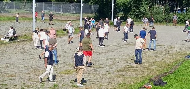 photo  les parties ont été très disputées tout au long de l’après-midi.  &copy;  le maine libre 