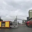 photo  un incendie a pris dans un silo à luché-pringé, dimanche 22 septembre 2024 peu avant 12 h 30. 