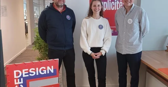 photo  à gauche, fabien papin, artisan designer de tomoro, studio de création et d’édition de mobiliers sarthois, au centre, florine decaen, présidente de l’association créapolis et webdesigneuse de fd communication et à droite, corentin piou, photographe et fondateur de la source.  &copy;  ouest-france 