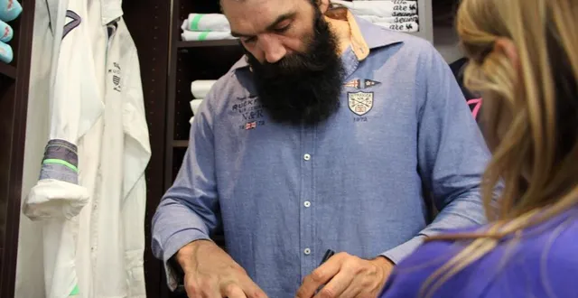 photo  sébastien chabal, ex-rugbyman du xv de france, sera présent aux 24 heures camions du mans, samedi 28 septembre 2024.  &copy;  archives ouest-france 